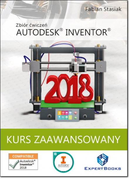 Książki do nauki Inventora 2018, książka Inventor 2018, fabian stasiak