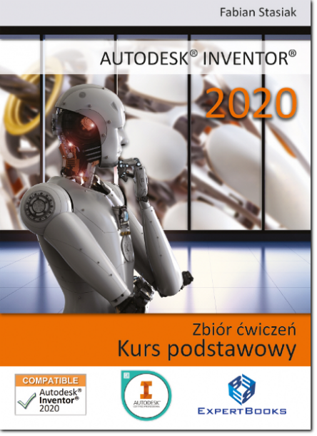 Książki do nauki Inventora 2020, książka Inventor 2020, fabian stasiak, kurs podstawowy