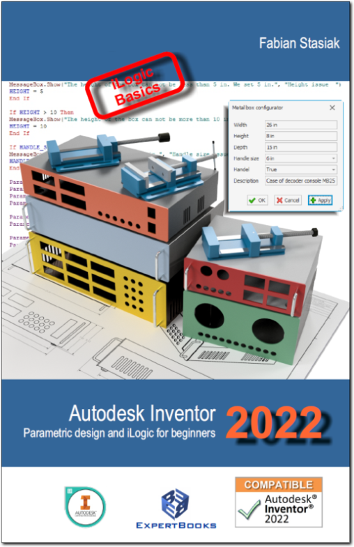 Tutorials for beginners: Parametrics Designs in Autodesk Inventor 2022